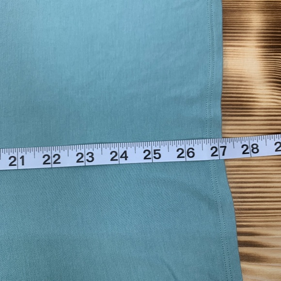 WHBM Tie Bell Sleeve Knit Jersey Teal Size 3X - Picture 7 of 9